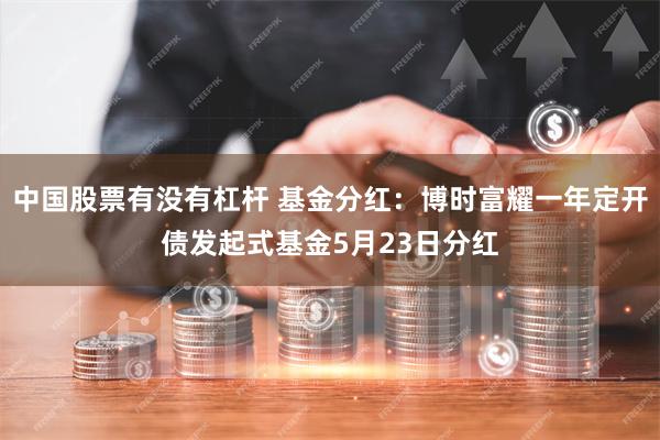 中国股票有没有杠杆 基金分红：博时富耀一年定开债发起式基金5月23日分红