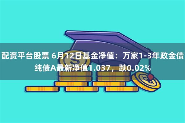 配资平台股票 6月12日基金净值：万家1-3年政金债纯债A最新净值1.037，跌0.02%