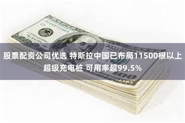 股票配资公司优选 特斯拉中国已布局11500根以上超级充电桩 可用率超99.5%