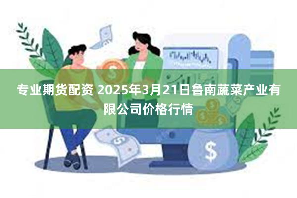 专业期货配资 2025年3月21日鲁南蔬菜产业有限公司价格行情